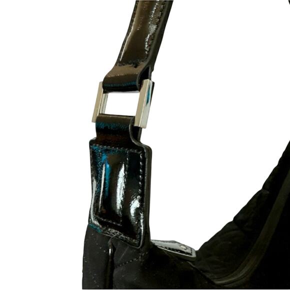 Vera Bradley Disney Mickey Mouse Microfiber Embroidered Black Bucket Bag Handbag - Picture 4 of 12